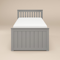 Flair Montana Captain's Single Grey 3 Drawer Wooden Guest Bed with Trundle - Wilko - thumbnail 4