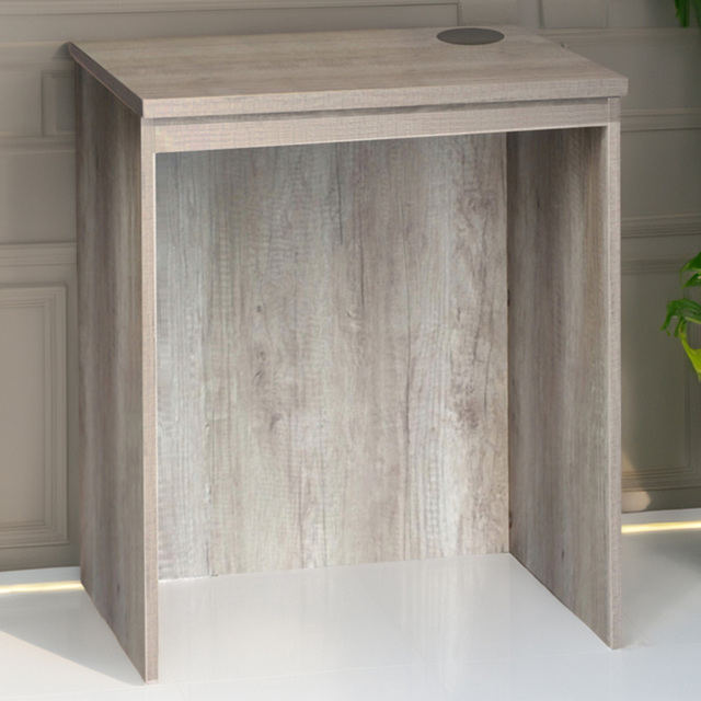 R White Cabinets Small Laptop Desk Grey - Size: 72.8 x 60 x 54cm - Wilko - image 1