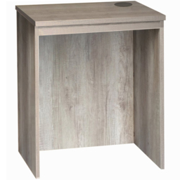 R White Cabinets Small Laptop Desk Grey - Size: 72.8 x 60 x 54cm - Wilko - thumbnail 3