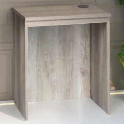 R White Cabinets Small Laptop Desk Grey - Size: 72.8 x 60 x 54cm - Wilko