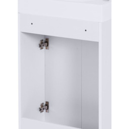 Kleankin Bathroom Cabinet Washstand - Size: 50 x 86 x 25cm - White - Wilko - thumbnail 6