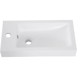 Kleankin Bathroom Cabinet Washstand - Size: 50 x 86 x 25cm - White - Wilko - thumbnail 4