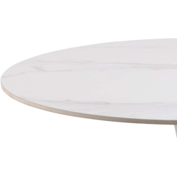 Florence Malta Ceramic Round Dining Table White - Furniture To Go - Wilko - thumbnail 5