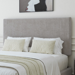 Bedmaster Small Double Seal Grey Naples Linen Divan Base with Valencia Headboard - Wilko - thumbnail 3