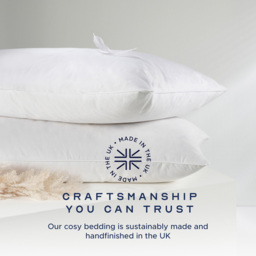 Snuggledown Scandinavian Duck Feather And Down Pillow 2 Pack - White - Wilko - thumbnail 6