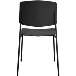 Core Products Academy Set of 2 Black Plastic Kitchen Chair - Wilko - thumbnail 5