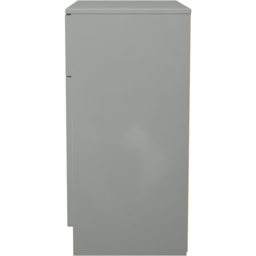 Crowndale Milan 2 Door Single Drawer Dusk Grey Sideboard Ready Assembled - Size: 79 x 74 x 39cm - Wilko - thumbnail 4