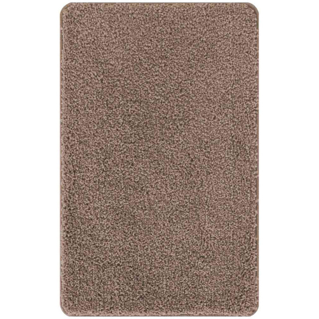 vidaXL Brown Anti-Slip Bath Mat 60 x 90cm - Size: 0.2 x 60 x 90cm - Wilko - image 1