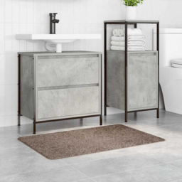 vidaXL Brown Anti-Slip Bath Mat 60 x 90cm - Size: 0.2 x 60 x 90cm - Wilko - thumbnail 3