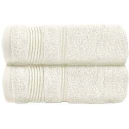 Allure Bath Fashions Luxury Zero Twist Egyptian Cotton Cream Hand Towel 2 Pack - Size: 50 x 85cm - Wilko - thumbnail 1