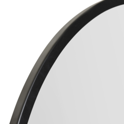 The Fenestra Black Metal Wall Mirror 80 x 80cm - MirrorOutlet - Wilko - thumbnail 6