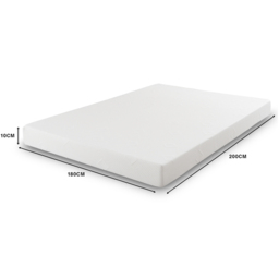 The Foam People Westwood Super King Size Firmer Foam Orthopaedic Mattress 4 inch - White - Wilko - thumbnail 6