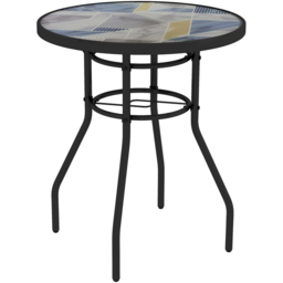 Outsunny Tempered Glass Top Garden Table Multicolour - Size: 65 x 9 x 65cm - Wilko - thumbnail 3
