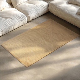 tectake Easy Care Woven Rug 150 x 80 x 0.5cm - Size: 0.5 x 80 x 150cm - Brown - Wilko - thumbnail 3