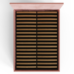 GFW Double Blush Pink Velvet End Lift Ottoman Bed - Wilko - thumbnail 6