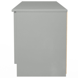 Crowndale Milan 2 Door 2 Drawer Dusk Grey Wide TV Unit Ready Assembled - Size: 50 x 144 x 39cm - Wilko - thumbnail 4