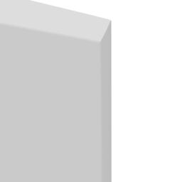 MirrorOutlet The Moderni Bevelled Wall Mirror 90 x 90cm - Clear - Wilko - thumbnail 7