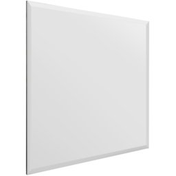 MirrorOutlet The Moderni Bevelled Wall Mirror 90 x 90cm - Clear - Wilko - thumbnail 4