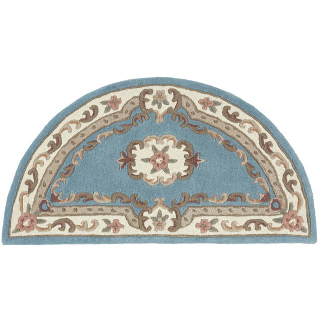 Origins Shensi Blue Half Moon Rug 67 x 127cm - Origins Rugs - Wilko - image 1