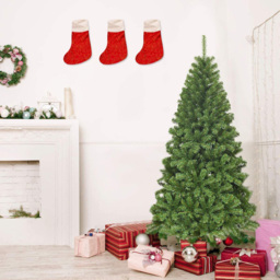 Costway Hinged PVC Artificial Christmas Tree 6ft - Multi - Wilko - thumbnail 3
