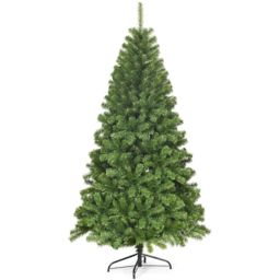 Costway Hinged PVC Artificial Christmas Tree 6ft - Multi - Wilko
