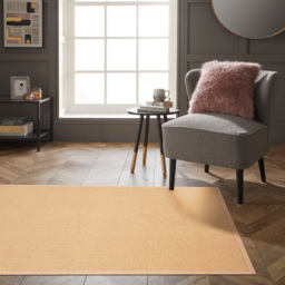 Esselle Home Swinton Beige Sisal Jute Boucle Rug 120 x 170cm - Size: 170 x 120 x 1cm - Cream - Wilko - thumbnail 3