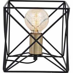 Home123 Geosphere Table Lamp - Size: 58 x 27 - Black - Wilko - thumbnail 1
