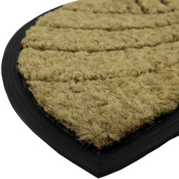 JVL Comfort Half Moon Waves Tuffscrape 40 x 70cm - Brown - JVL Homewares - Wilko - thumbnail 5