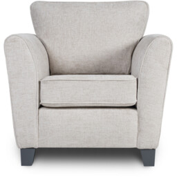 Harriet Cream Fabric Armchair - Size: Single - Wilko - thumbnail 3