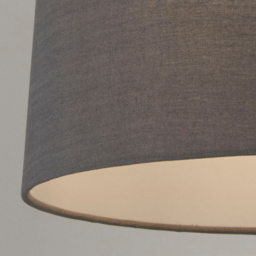 Lighting Collection Underwood Grey Linen Tapered Drum Ceiling Lamp Shade 30cm - Size: 9 x 30 x 30cm - Wilko - thumbnail 5