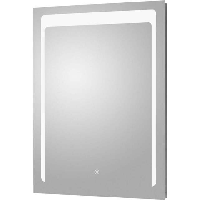 nuie LED Touch Sensor Mirror 700 x 500mm - Size: 700 x 500 x 45mm - Silver - Wilko - image 1