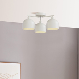 Ace 3 Light Ceiling Fitting Cream - Wilko - thumbnail 7