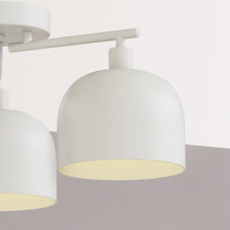 Ace 3 Light Ceiling Fitting Cream - Wilko - thumbnail 6