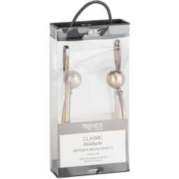 Trends Interior Antique Brass Classic Curtain Holdbacks 2 Pack - Size: 10 x 19 x 4cm - Wilko - thumbnail 1