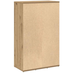 vidaXL 5 Shelf Artisan Oak Bookcase - Size: 80 x 50 x 25cm - Brown - Wilko - thumbnail 6
