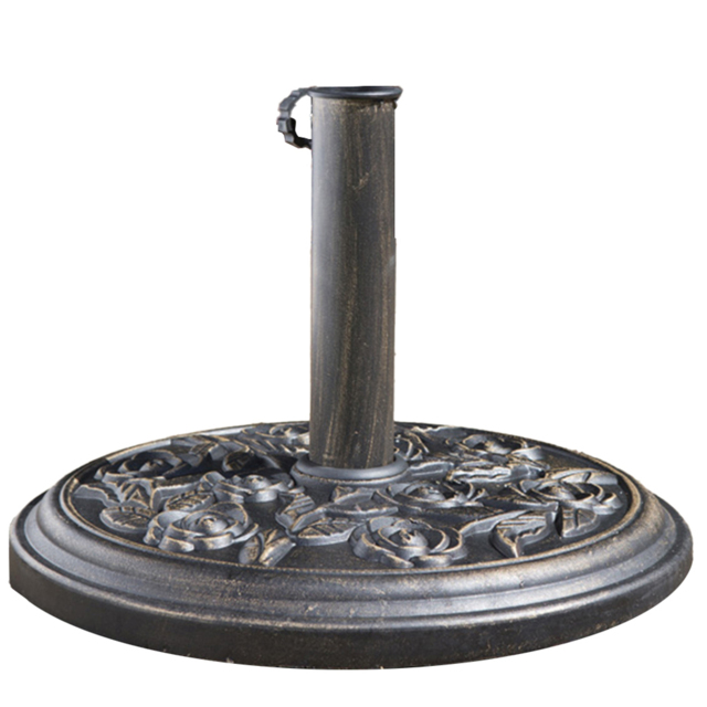 Charles Taylor Cast Iron Parasol Base 9kg - Size: 48 x 54 x 9cm - Wilko - image 1
