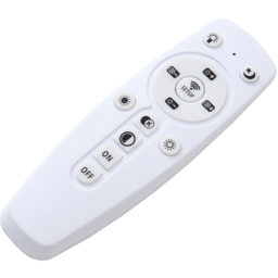 Living and Home Black and White 4 Ring LED Ceiling Light with Remote - Size: 11 x 37 x 58cm - Wilko - thumbnail 4
