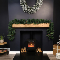 Samuel Alexander Christmas Garland with Pine Cones and Mixed Needles Green 270cm - Size: 27cm - Wilko - thumbnail 3