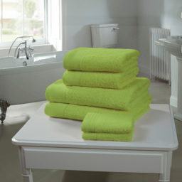Rapport Home Chatsworth Super Soft 600gsm Combed Cotton Green Bath Towel - Size: 4 x 70 x 120cm - Wilko - thumbnail 3