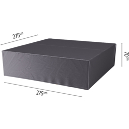 Platinum AeroCover Waterproof Lounge Set Cover 70 x 275 x 275cm - Grey - Wilko - thumbnail 6