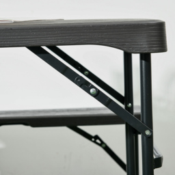 Outsunny 6 Seater HDPE Picnic Beer Table Set with 2 Bench Dark Grey - Wilko - thumbnail 4