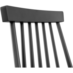 Julian Bowen Alassio Set of 2 Black Dining Chair - Wilko - thumbnail 6