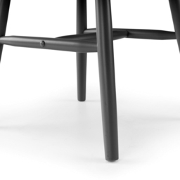 Julian Bowen Alassio Set of 2 Black Dining Chair - Wilko - thumbnail 7