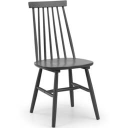 Julian Bowen Alassio Set of 2 Black Dining Chair - Wilko - thumbnail 4