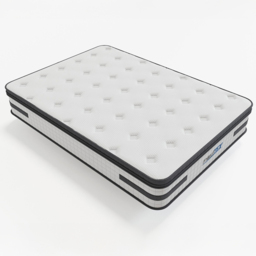 Maxitex Hybrid Double 3000 Pocket Sprung Memory Mattress - White - Wilko - thumbnail 3
