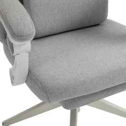 Portland Grey Swivel Recliner Office Desk Chair - Size: 62 x 68 x 127cm - Wilko - thumbnail 4