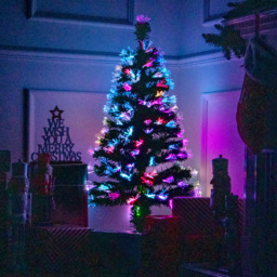 The Christmas Workshop Green Fibre Optic Christmas Tree 2ft - Wilko - thumbnail 4