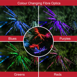 The Christmas Workshop Green Fibre Optic Christmas Tree 2ft - Wilko - thumbnail 7