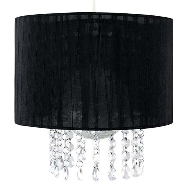 ValueLights Oba Black Droplet Pendant Shade - Size: 28 x 27 x 28cm - Wilko - image 1
