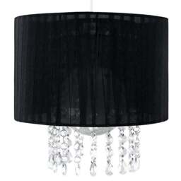 ValueLights Oba Black Droplet Pendant Shade - Size: 28 x 27 x 28cm - Wilko